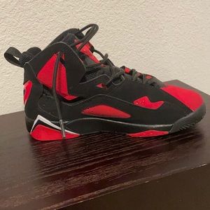 Jordan true flights red/black color way